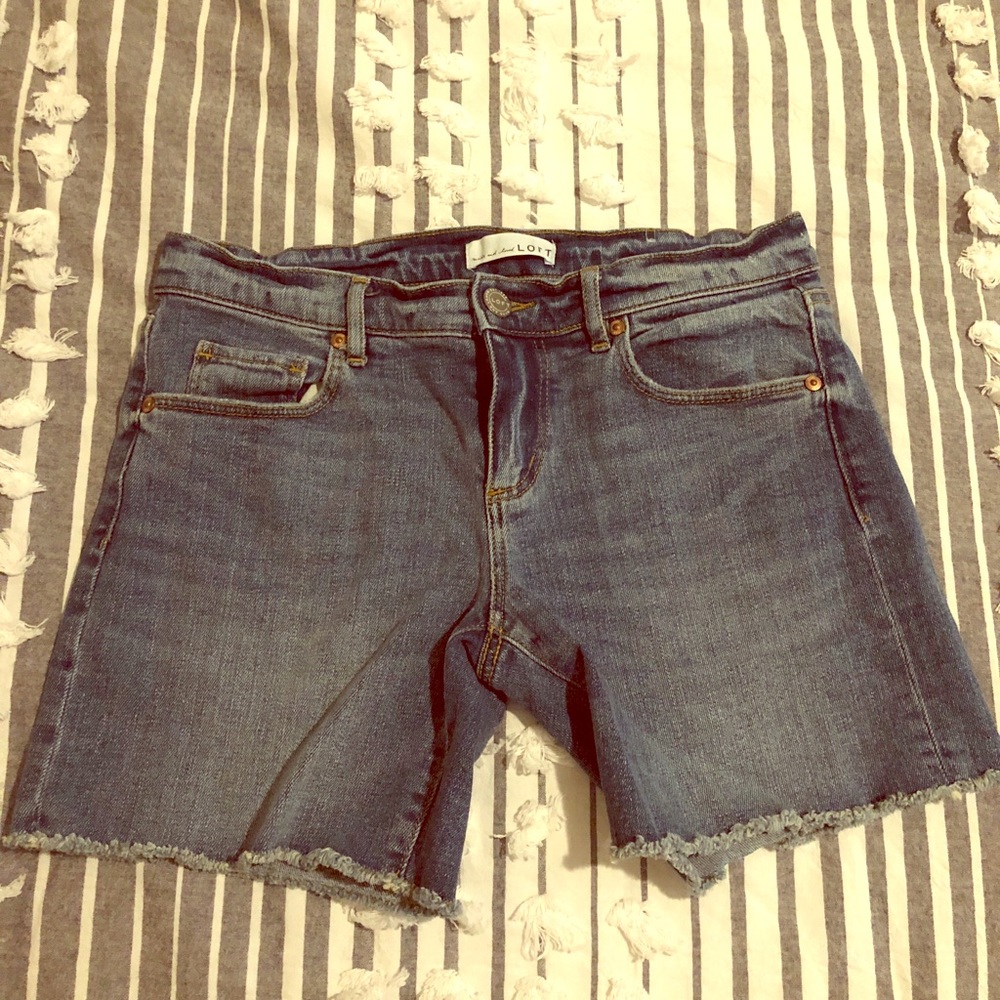 Loft jean shorts
